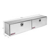Weather Guard Model 391-X-02 Super-Side Box, 15.2 cu ft, Aluminum Tool Storage Box, silver color.