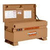 Knaack Jobmaster Chest, 9 cu ft, Durable Tool Box with lock, Model 42-KL in brown.