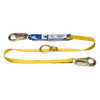 Werner Fall Protection DeCoil Tie-back Lanyards, yellow work at height lanyards with metal clips.