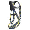 Werner Fall Protection 16200X Blue Armor climbing harness with tongue buckle legs for positioning.