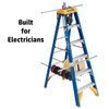 Werner OBEL Series "Electrician's" Fiberglass Stepladder | 375 lb Rated