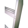 Werner T370 Series Twin Sided Stepladder, silver color, 300 lb rated, Stepladders, by Werner brand.