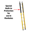 Werner M7100-1 Series | Fiberglass Manhole Ladder / 375 lb Rated