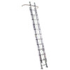 Werner D1200-2 Series extension ladder, rated 225 lb, shown as D1228-2 model.
