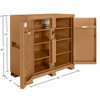 Knaack 99-KL JOBMASTER Tool Cabinet, 60"x30"x60" with lock, tan color, Knaack brand storage.