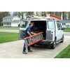 Werner D6200-3 Series 3-Section Fiberglass Ext. Ladder 300 lbs rated