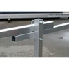 Werner Aluminum Nestable Stage 2-Man Rated, silver aluminum frame, Werner brand, construction equipment.