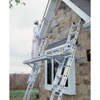 Werner Aluminum Ladder Jacks, Werner brand, silver color, ladderjacks for safe elevated work platforms.