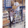 Werner PT370 Series Aluminum Stockr's Ladder PT372 300 lb Rated in use at store.