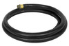 Fill-Rite 1" x 14' black Petroleum Fuel Hose with gold fittings, Fill-Rite FRH10014 retail hose.