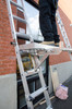 MetalTech Aluminum Ladder Jacks, Portable Ladder Platforms, silver, by MetalTech, for elevated work safely.