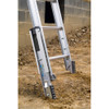 Werner LeveLok Extension Ladder Leveler Kit PK70-1, silver, by Werner, for stable ladder setup.