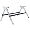 Tapco 11720 Snap Stand, silver and black, metal construction, folding sawhorses, Tapco brand.