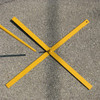 Acro Lightweight X Warning-line System, yellow, by Acro, for safety warning setup on the ground.