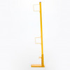 Acro 12056 Steel Wall Scaffold Guardrail Post with holder for bracket, Acro Scaffold Holder, yellow steel.