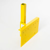 Acro 12045 Vertical Guardrail System, yellow, for parapet walls and open edges, Acro brand product.