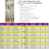 Rainbow F-Series steel attic ladders, 13 foot heights, commercial rated, Rainbow Attic Stair attic stairs.
