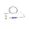 Werner Fall Protection L1230XX 2-Man Cable Horizontal Lifeline System with D-Bolt Anchors, Fall Protection System.