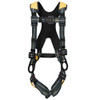 Werner Fall Protection H934004 Arc Flash Harness Positioning with dielectric pass thru legs, black and yellow.