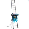 Safety Hoist EH-500 electric material hoist with 28ft platform and 500lb capacity, blue and black.