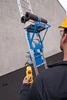 Safety Hoist EH-500 Platform Hoist with electric motor for roofing equipment and 500lb capacity.