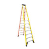 Werner L7300 Series "LEANSAFE" Fiberglass Stepladder | 375 lb Rated