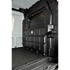 Adrian cab partition, Ford Transit Mid Roof, black composite partition, no window, by Adrian.