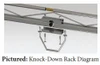 Topper #456500 12' heavy-duty van rack for Chevy Express / GMC Savana Van, 1996 & newer.