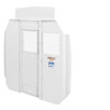 Weather Guard Model 96322-3-01 Screen Bulkhead partition, High-Roof, Ford Transit, in white color.