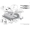 Tapco Part #10492 stainless edge tool part for Pro14 & Pro19, 10'6" long, Tapco Parts brand.