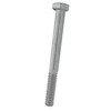 Tapco Parts metal hardware bolt, 1/4-20 x 2-1/2", silver color, hex head, threaded end.