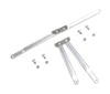 Werner Parts 27-1 spreader replacement kit, metal components, silver color, Parts included.