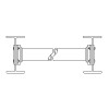 Werner Parts 23-32 Plank & Stage Replacement Rung Kit, Werner Parts, Parts for construction equipment.