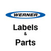 Werner Parts label and parts replacement kit, Werner branded product image.