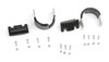 Werner Parts 25-17 MODEL 25 END CAP REPL KIT, black replacement kit with silver screws.