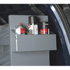 Adrian Steel #ACT3 3-Place Aerosol Can Holder, 11.8w x 6.8h x 4d, Gray