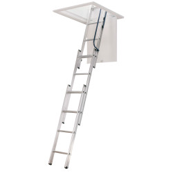 Rainbow G-Series Steel Attic Ladders - 9 Foot Heights - Industrial