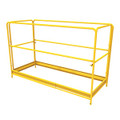 MetalTech Guardrail System, yellow, part of Jobsite Series Scaffold Safety Kit.