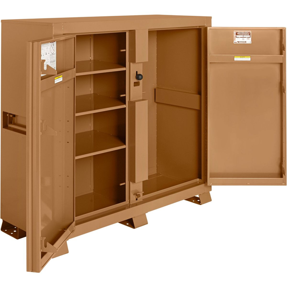 Knaack Model 111-KL JOBMASTER Storage Cabinet Half Width Shelves w