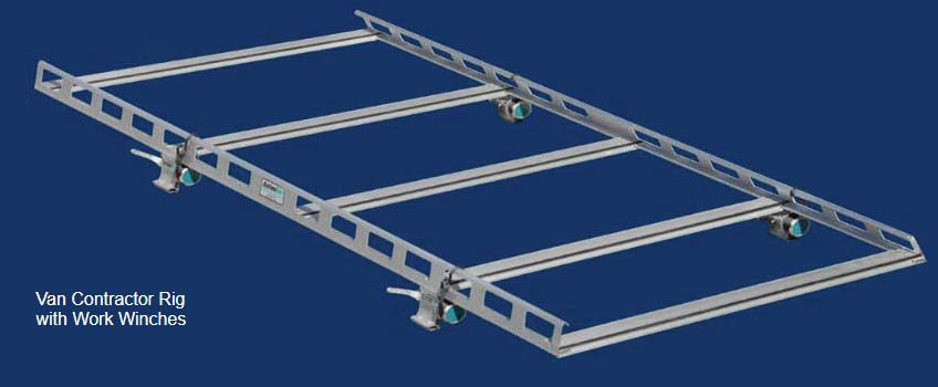 Vans For Rig Rods System One - Contractor Rig® Van Rack | All Full Size Vans Extended ...