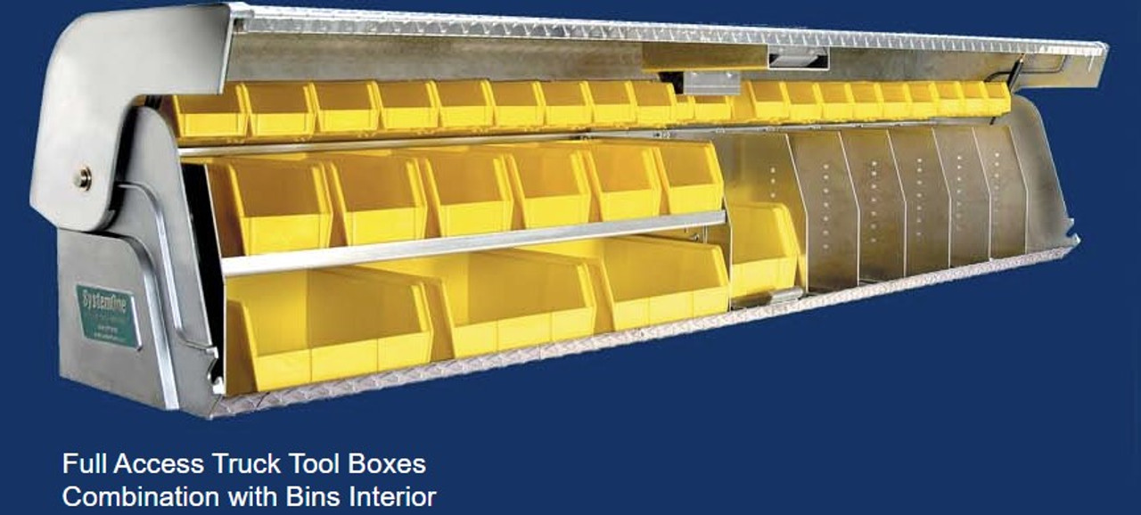 System One - Full Access Truck Tool Boxes  Full Access Shelf Interior -  Industrial Ladder & Supply Co., Inc.