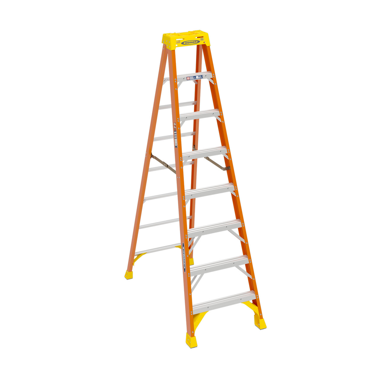 Werner 6208 Ft Fiberglass Stepladder Type IA 300 Rated