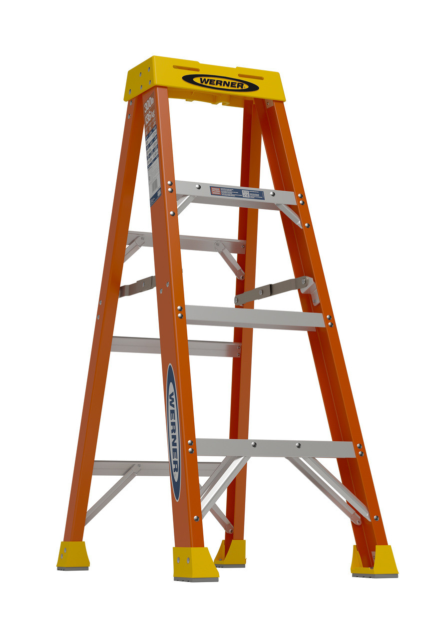 Natural  Buildings「The Ladder」 美麗装丁 LA034 5 1/2 Foot Natural Wood Ladder Prop Rental - ACME Brooklyn