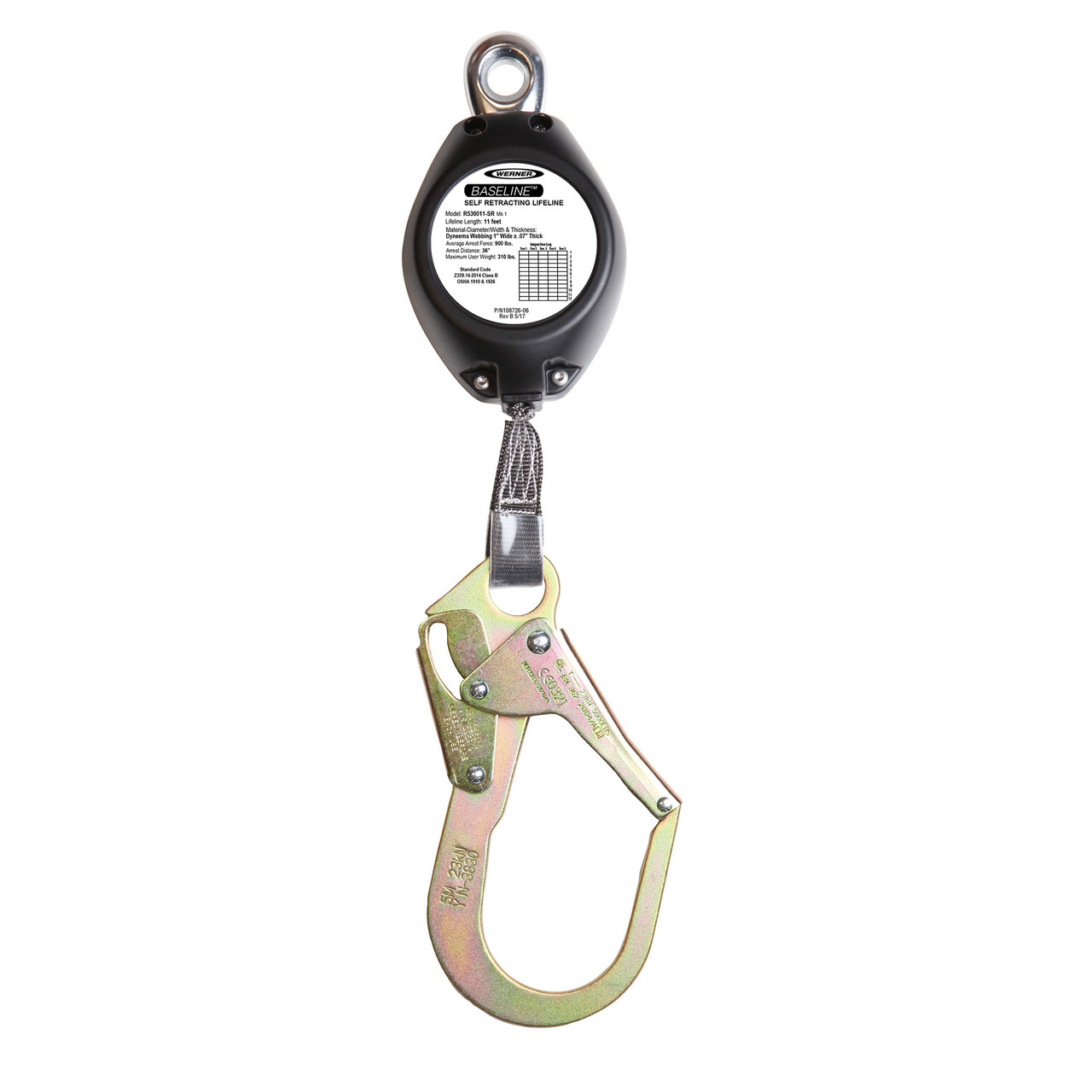 Baseline 11' Web Self-Retracting Lifeline | OSHA Compliant