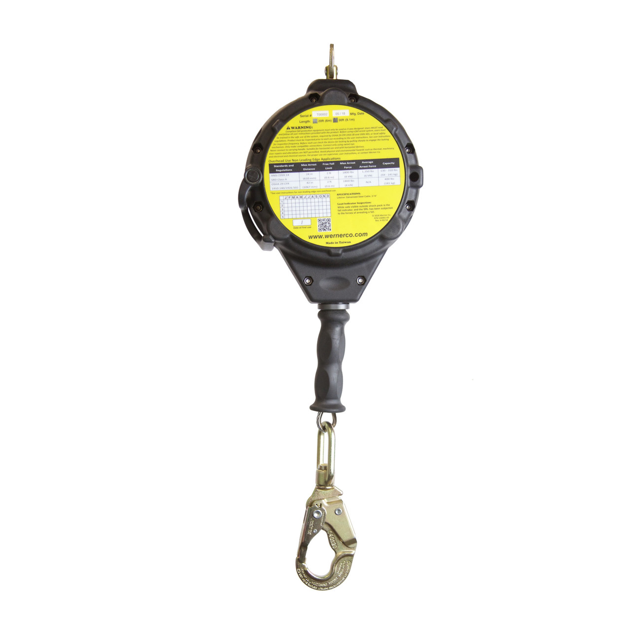Max Patrol Leading Edge 30' Cable Self-Retracting | OSHA Compliant