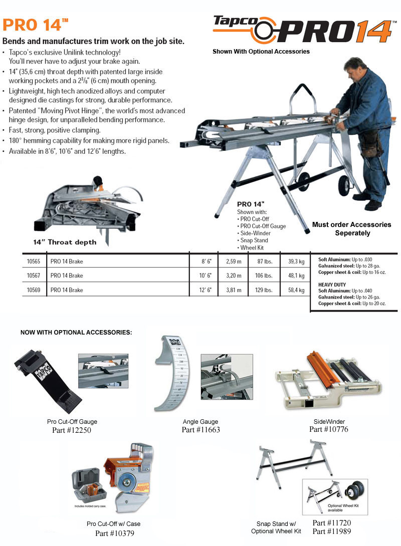 Tapco Pro 14 Siding Brakes