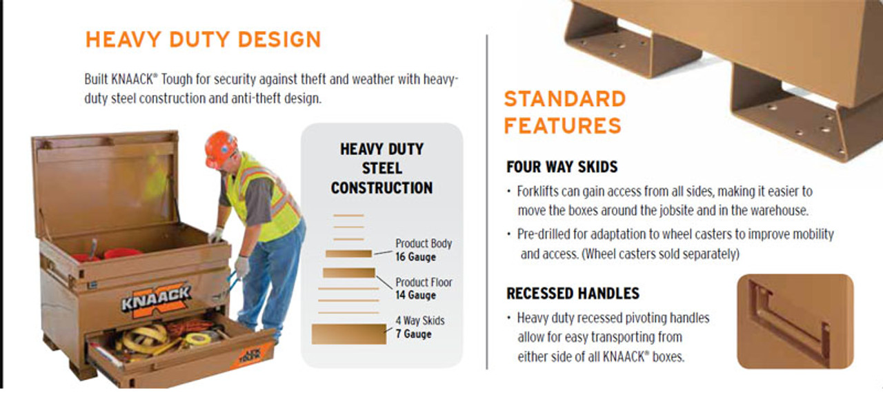 STORAGEMASTER Box & Model Knaack - Piano Industrial Ramp, 57.5 91 Co., with ft Supply Ladder cu