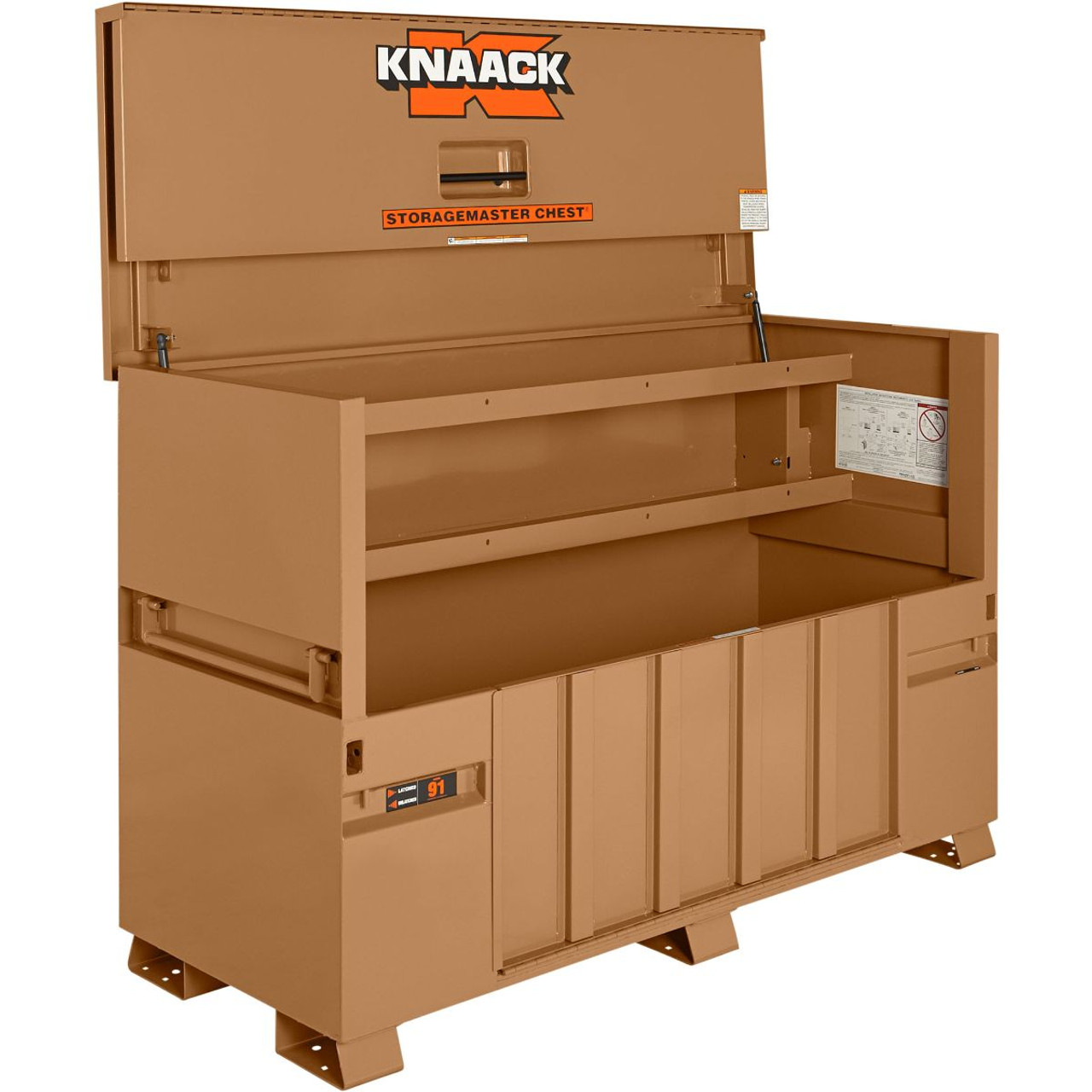 & Model Knaack - Ladder STORAGEMASTER Ramp, Industrial 91 cu Co., 57.5 Supply with ft Piano Box