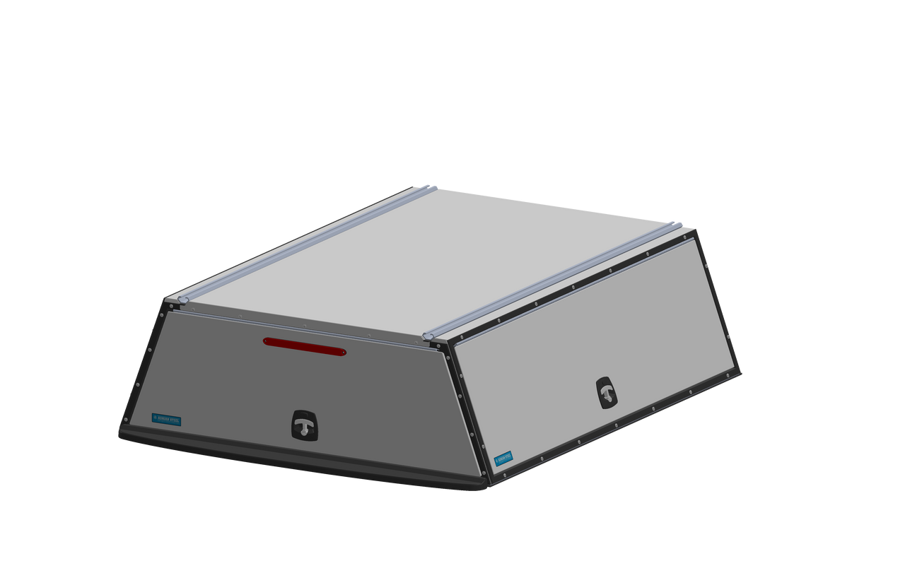 Adrian TFKRAM175HM23W Full Aluminum Truck Cap Kit / Ram 6'3