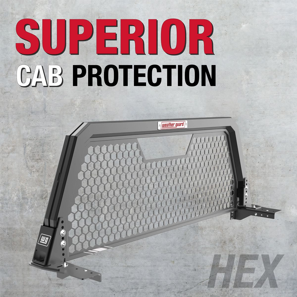 Weatherguard Ladder Rack Shock Weather Guard Model 11906-52-01 Hex Headache Rack - Industrial Ladder ...